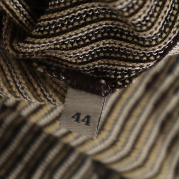 SPORT MISSONI スポーツミッソーニ イタリア製 ウールブレンド 長袖 アンサンブル 44 茶系 カーディガン レディース
