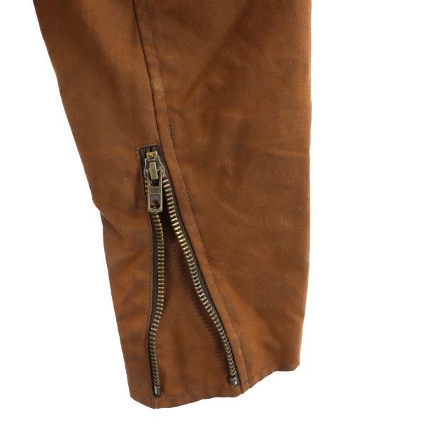 フランス製 2way ジャケット S ブラウン ライナー付 メンズ