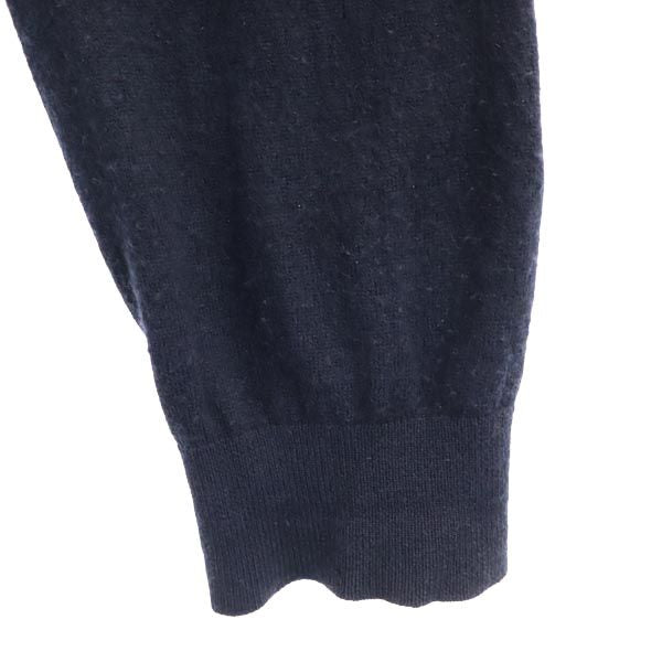 LAD MUSICIAN ラッドミュージシャン 長袖 Vネック ニット 44 黒 セーター メンズ