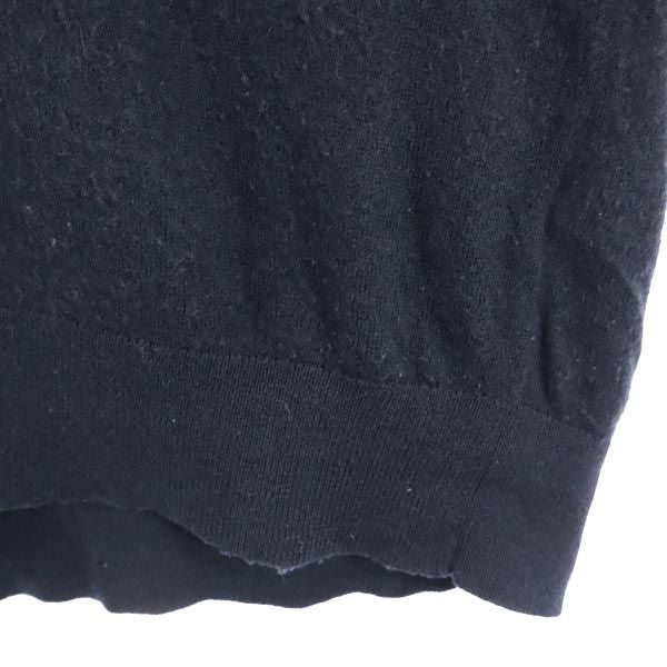 LAD MUSICIAN ラッドミュージシャン 長袖 Vネック ニット 44 黒 セーター メンズ