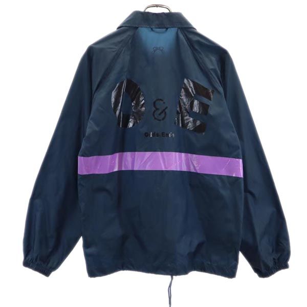 Odds & Ends TOGA オッズアンドエンズ トーガ ナイロン バックプリント コーチジャケット ONE ネイビー メンズ
