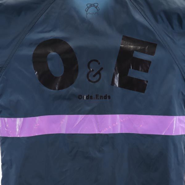 Odds & Ends TOGA オッズアンドエンズ トーガ ナイロン バックプリント コーチジャケット ONE ネイビー メンズ