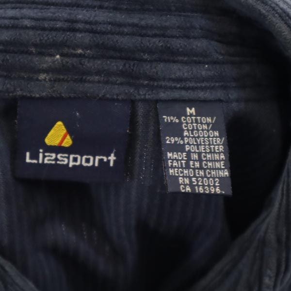 Li2sport コーデュロイジャケット M ネイビー 長袖シャツ レディース