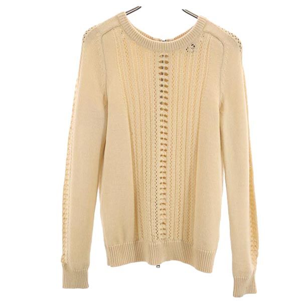 MARC BY MARC JACOBS マークバイマークジェイコブス ウール 長袖 ニット S ベージュ系 セーター レディース