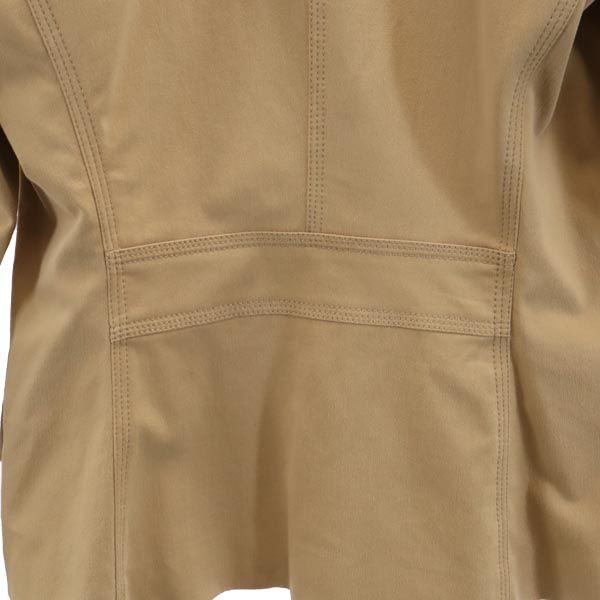 BURBERRY バーバリー 三陽商会 ベロア ベロア テーラードジャケット 38 ベージュ系 レディース