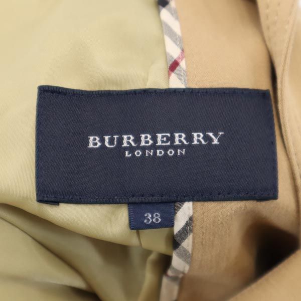 BURBERRY バーバリー 三陽商会 ベロア ベロア テーラードジャケット 38 ベージュ系 レディース