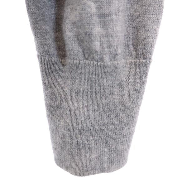 ACNE STUDIOS アクネストゥディオズ ウール 長袖 ニット S グレー×ボルドー セーター レディース