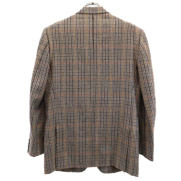 Pierre Cardin ピエールカルダン 日本製 ウール チェック柄 テーラードジャケット 94A6 NOBLET メンズ