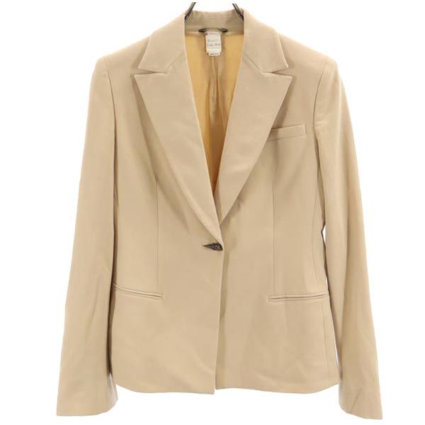 VERSACE ヴェルサーチ イタリア製 テーラードジャケット 9 ベージュ レディース