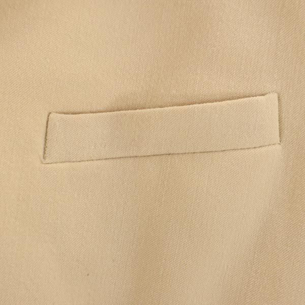 VERSACE ヴェルサーチ イタリア製 テーラードジャケット 9 ベージュ レディース