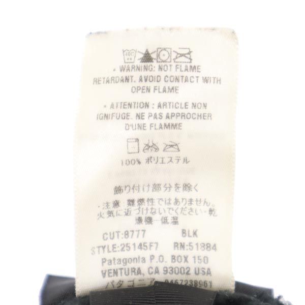 patagonia パタゴニア ボア フリースジャケット S ブラック アウトドア レディース