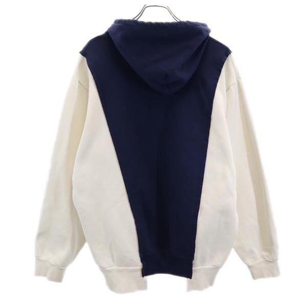 FRUIT OF THE LOOM BEST フルーツオブザルーム ベスト ベスト プリント 長袖 スウェット トレーナー L ネイビー系 メンズ