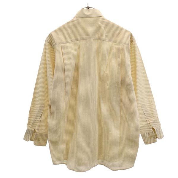 LANVIN ランバン 総柄 長袖 シャツ M ベージュ系 メンズ