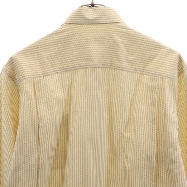 LANVIN ランバン 総柄 長袖 シャツ M ベージュ系 メンズ