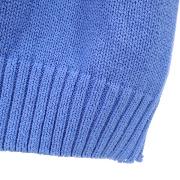 CHAPS チャップス Vネック 長袖 Vネック コットン ニット M ブルー メンズ