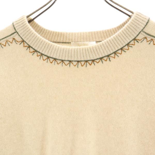 Chloe クロエ カシミヤ 長袖 ニット XS ベージュ セーター レディース