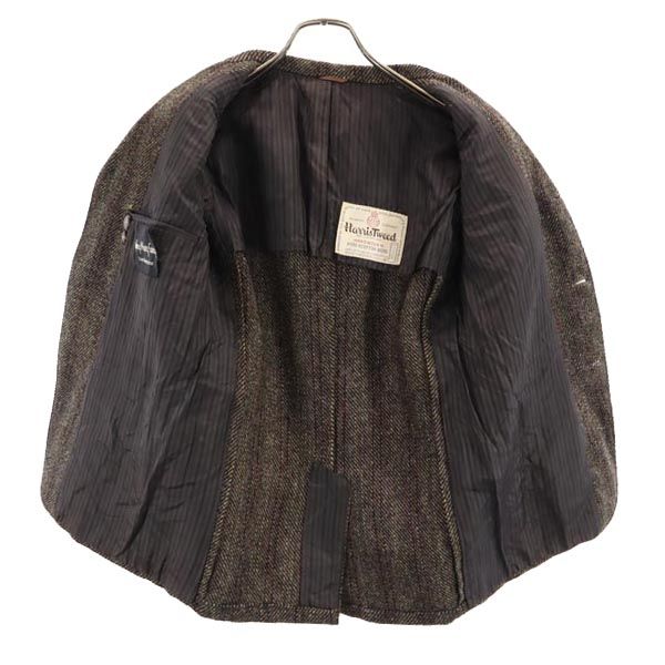 HARRIS TWEED ハリスツイード 70s ヴィンテージ テーラードジャケット ブラウン系 レディース