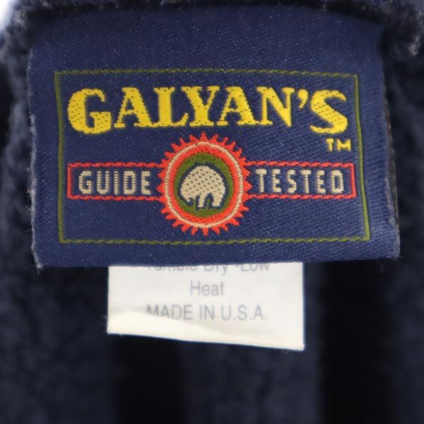 USA製 ヘンリーネック カットソー L ネイビー系 レディース