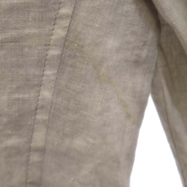 Y's ワイズ 日本製 リネン テーラードジャケット 1 グレー メンズ