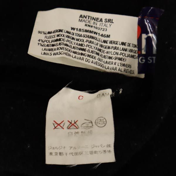 Emporio Armani エンポリオアルマーニ イタリア製 ウールブレンド 長袖 ニット 46 ブラック系 セーター レディース