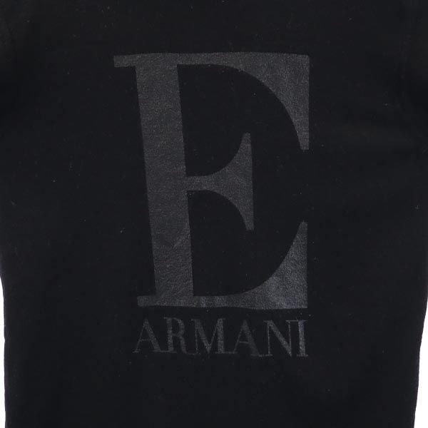 Emporio Armani エンポリオアルマーニ イタリア製 ウールブレンド 長袖 ニット 46 ブラック系 セーター レディース