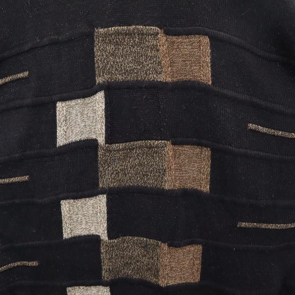 BACHRACH バクラック 90s オールド 長袖 ニット L ブラック系 セーター メンズ