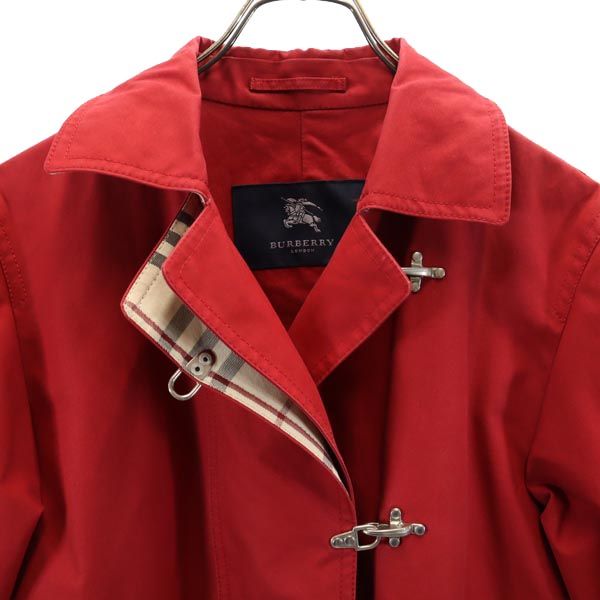BURBERRY バーバリー 三陽商会 2WAY ジャケット 9 赤 ハーフライナー付 レディース