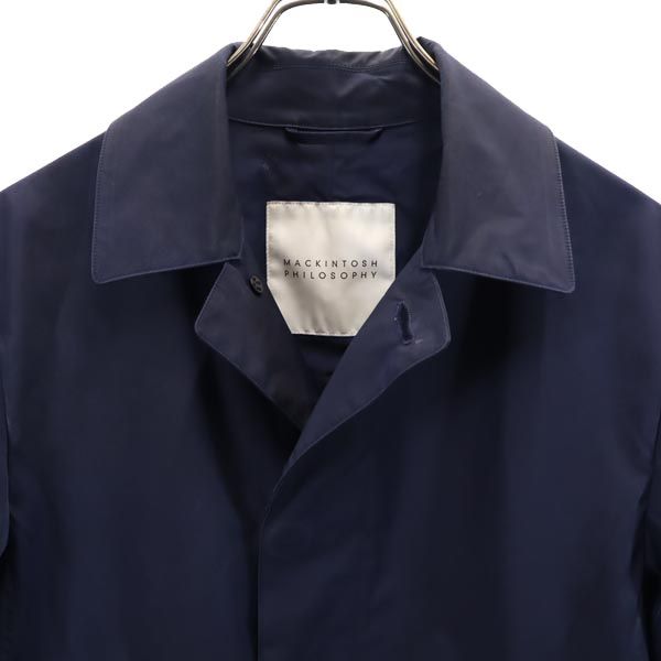 MACKINTOSH PHILOSOPHY マッキントッシュフィロソフィー ジャケット 36 ネイビー ステンカラーコート メンズ