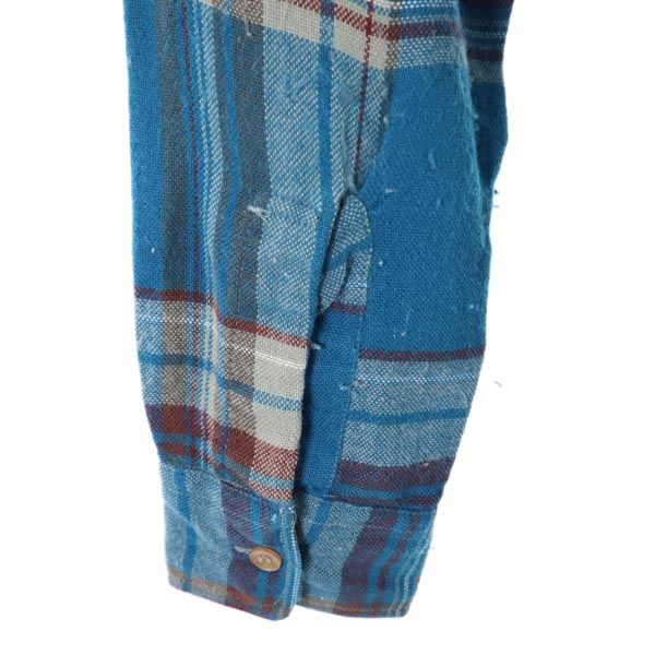 ARROW アロー ヴィンテージ チェック柄 長袖 シャツ 14 ブルー系 メンズ