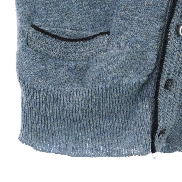 KINGS ROAD キングスロード 70s ヴィンテージ シアーズ 長袖 カーディガン M ブルー系 メンズ