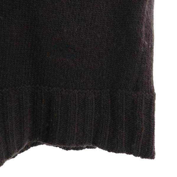 BURBERRY BLUE LABEL バーバリーブルーレーベル 三陽商会 ウールブレンド 長袖 ニット M ブラウン系 セーター レディース