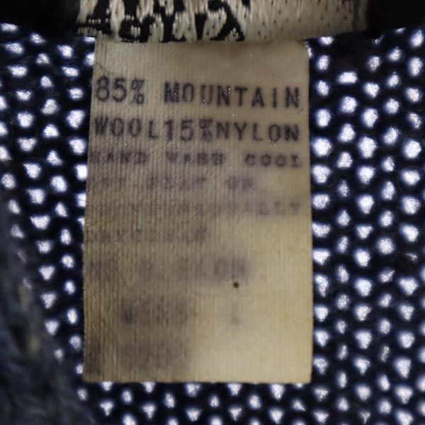 Early Winters アーリーウィンタース 90s オールド 長袖 Vネック ニット L ネイビー系 セーター メンズ