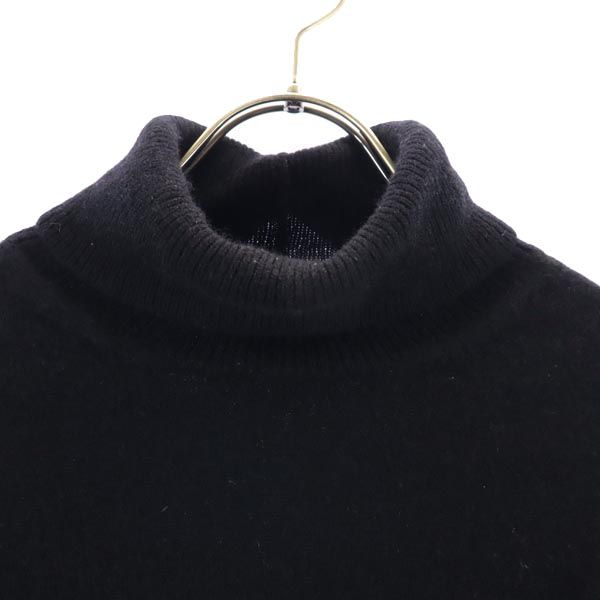 Yohji Yamamoto ヨウジヤマモト ウール 長袖 ニット 2 黒 レディース