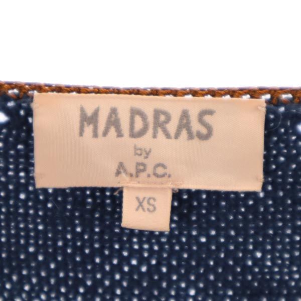 MADRAS マドラス ウールブレンド 長袖 ニット XS ブルー系 A.P.C セーター レディース