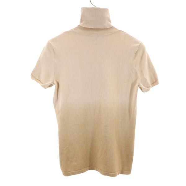 MAX MARA マックスマーラ 半袖 タートルネック ニット ベージュ系 セーター レディース