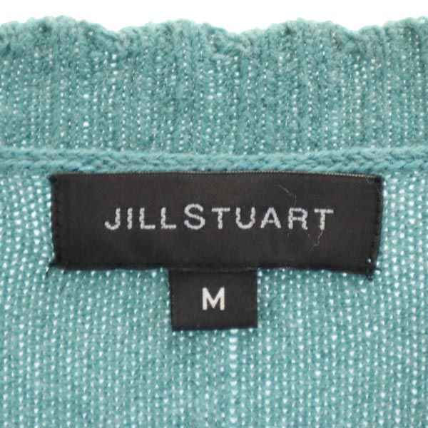 JILLSTUART ジルスチュアート ウールブレンド 長袖 カーディガン M グリーン系 レディース