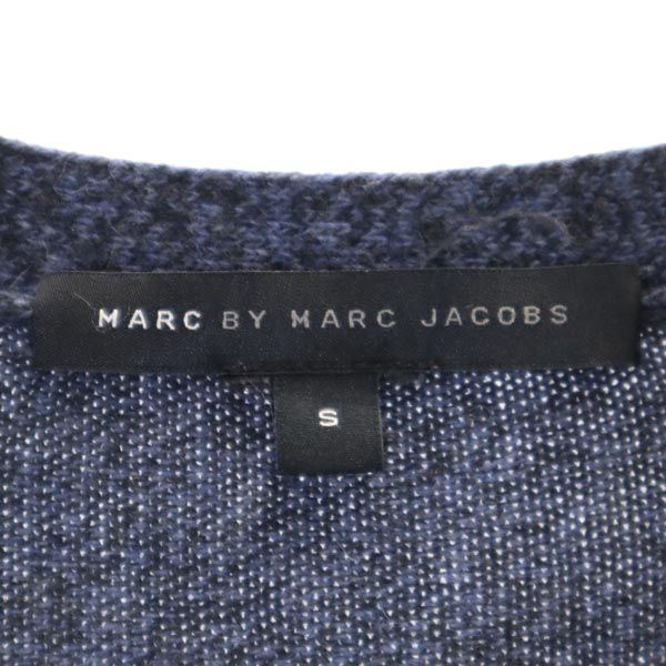 MARC BY MARC JACOBS マークバイマークジェイコブス ウールブレンド 長袖 ニット カーディガン S ブルー系 レディース