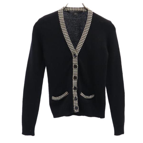 MARC JACOBS マークジェイコブス ウール 長袖 ニット カーディガン S ブラック レディース
