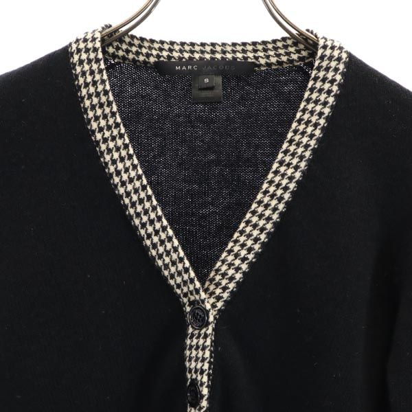MARC JACOBS マークジェイコブス ウール 長袖 ニット カーディガン S ブラック レディース