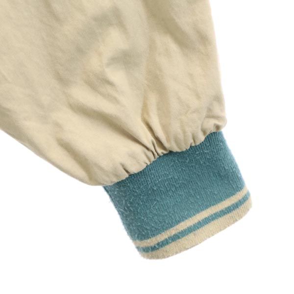 HUF ハフ リバーシブル プルオーバー ジャケット M ベージュ×グリーン系 メンズ