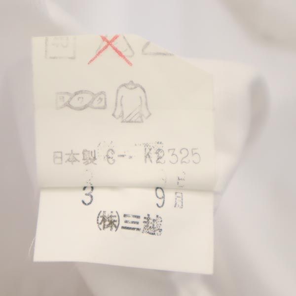 GIVENCHY ジバンシィ 日本製 総柄 長袖 シャツ ホワイト ワイシャツ メンズ