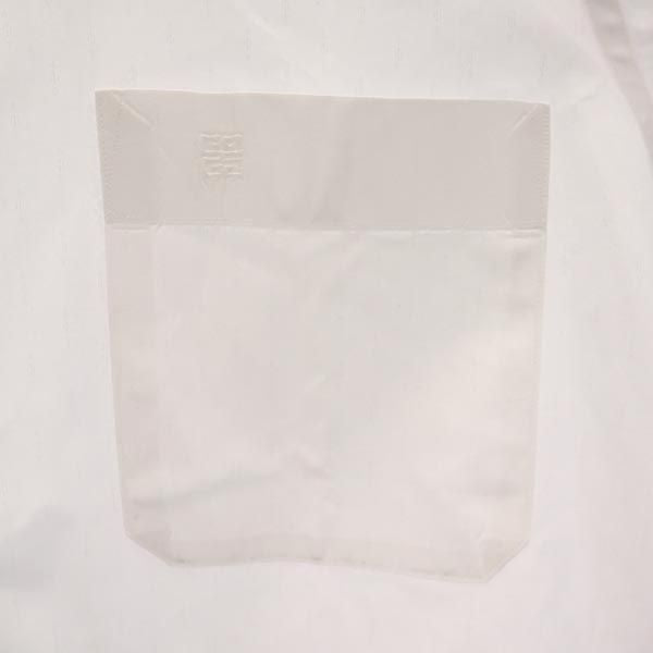 GIVENCHY ジバンシィ 日本製 総柄 長袖 シャツ ホワイト ワイシャツ メンズ