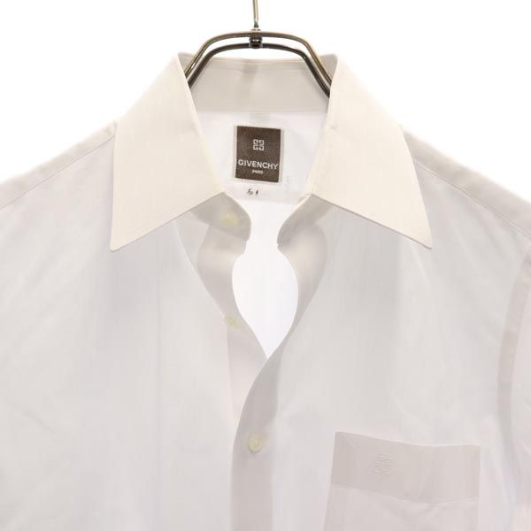 GIVENCHY ジバンシィ 日本製 総柄 長袖 シャツ ホワイト ワイシャツ メンズ