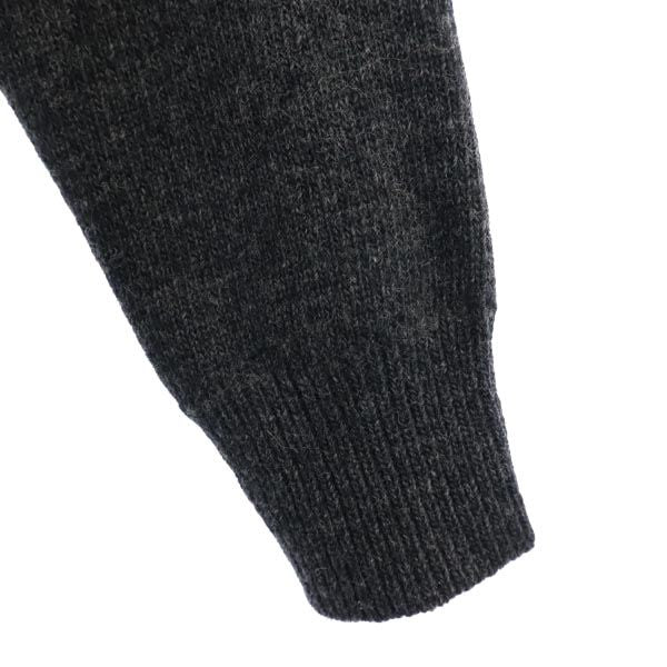 ウール 長袖 ニット カーディガン M グレー系 レディース