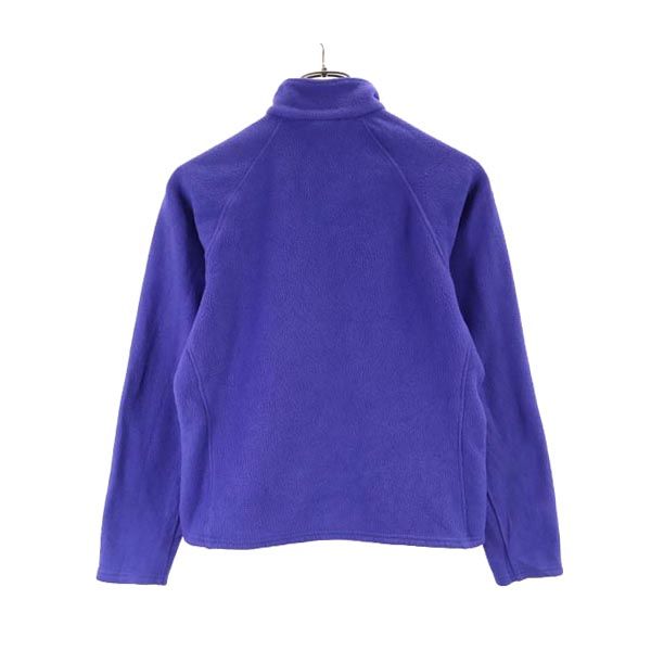 patagonia パタゴニア ハーフジップ フリースジャケット M ブルー系 アウトドア レディース