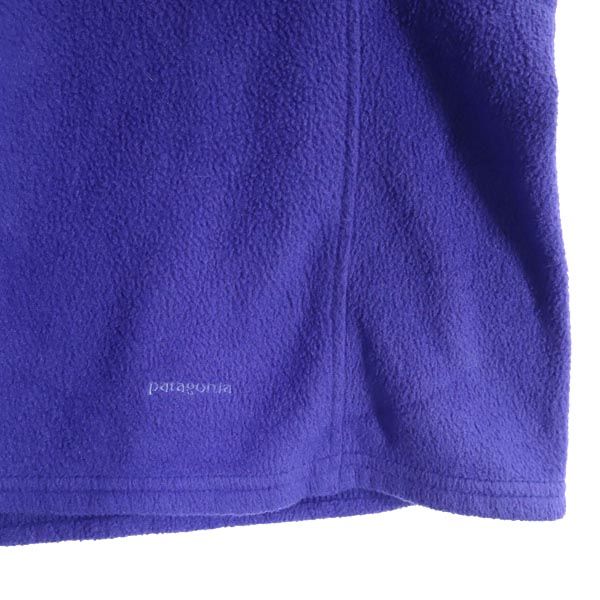 patagonia パタゴニア ハーフジップ フリースジャケット M ブルー系 アウトドア レディース