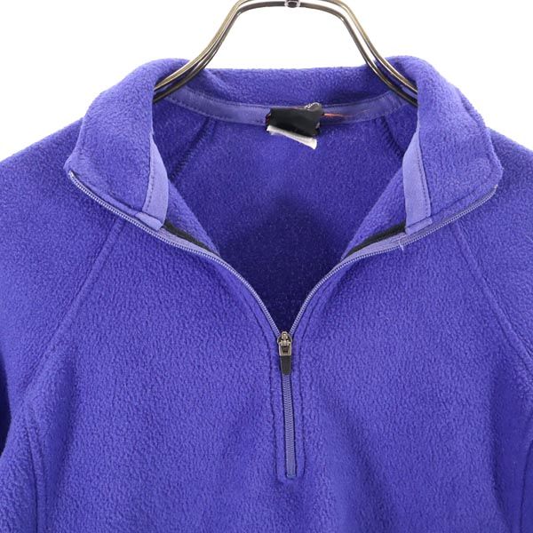 patagonia パタゴニア ハーフジップ フリースジャケット M ブルー系 アウトドア レディース