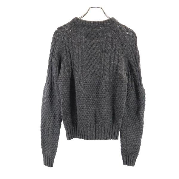 MACKINTOSH PHILOSOPHY マッキントッシュフィロソフィー 三陽商会 ウール 長袖 ニット 38 グレー系 セーター レディース
