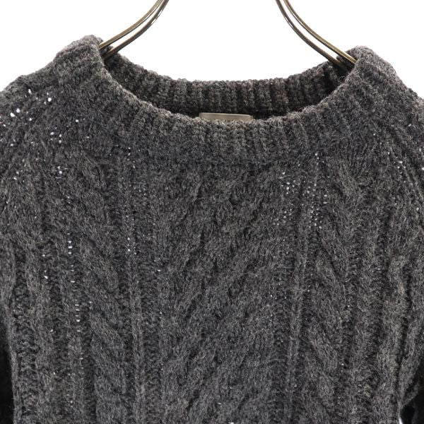 MACKINTOSH PHILOSOPHY マッキントッシュフィロソフィー 三陽商会 ウール 長袖 ニット 38 グレー系 セーター レディース