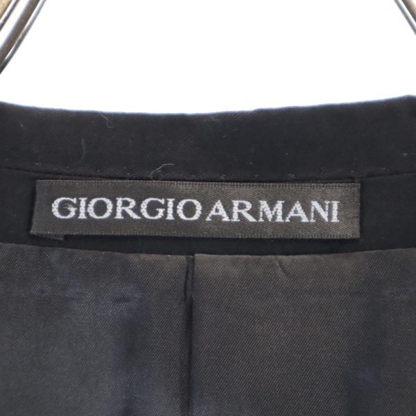 GIORGIO ARMANI ジョルジオアルマーニ テーラードジャケット 44 ブラック メンズ
